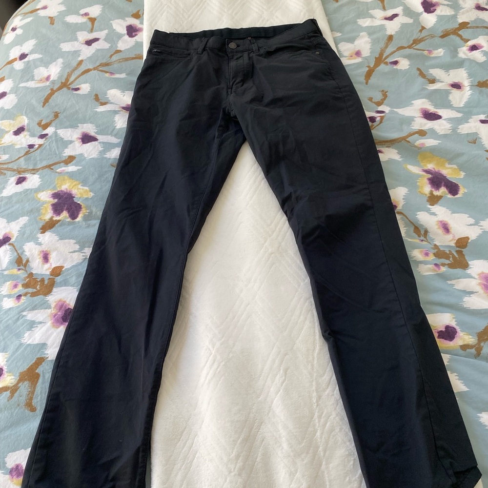 English Laundry Black Checkered pocket Lining pants